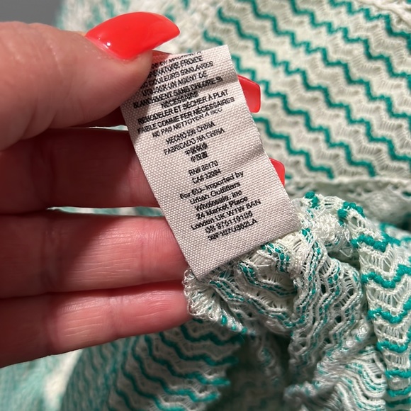 Free People Boho Lace Crochet Tank size L - Picture 8 of 8